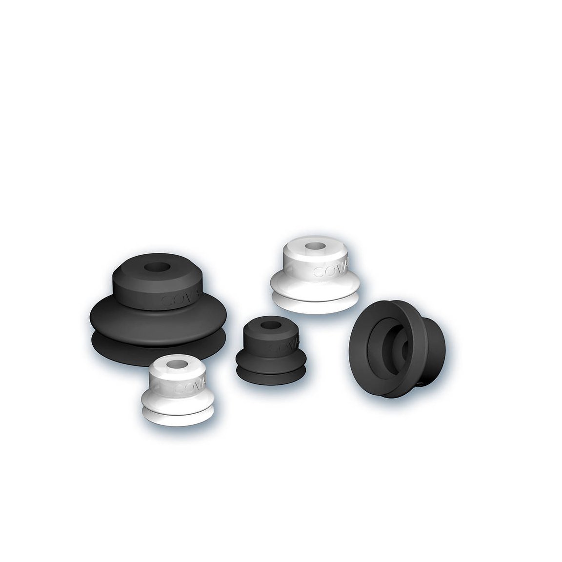 Suction Cups with 1.5 Bellows Ø 15 to 30 mm, VSAJ series