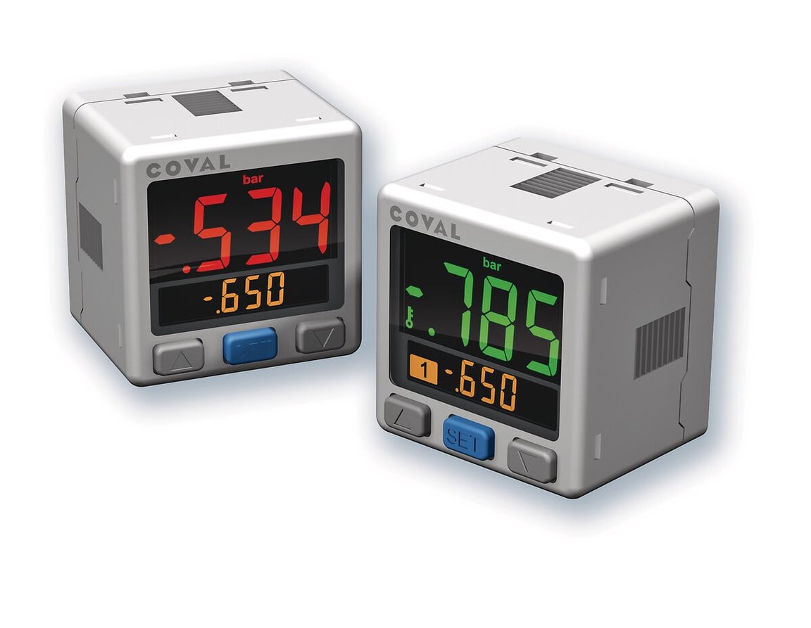 Vacuum Switch with 3-colour Display, PSD 100 series