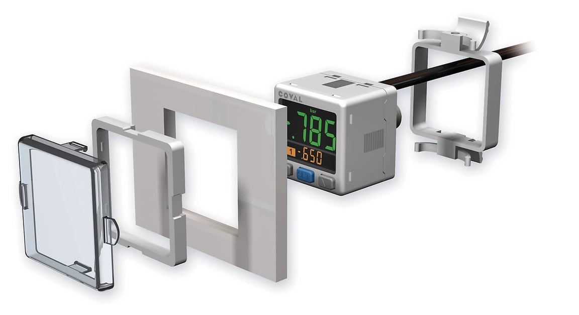 Vacuum Switch with 3-colour Display, PSD 100 series - 3