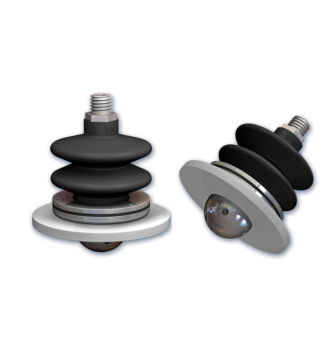 Suction Cup for Bottle Handling via the Punt, VBO Series