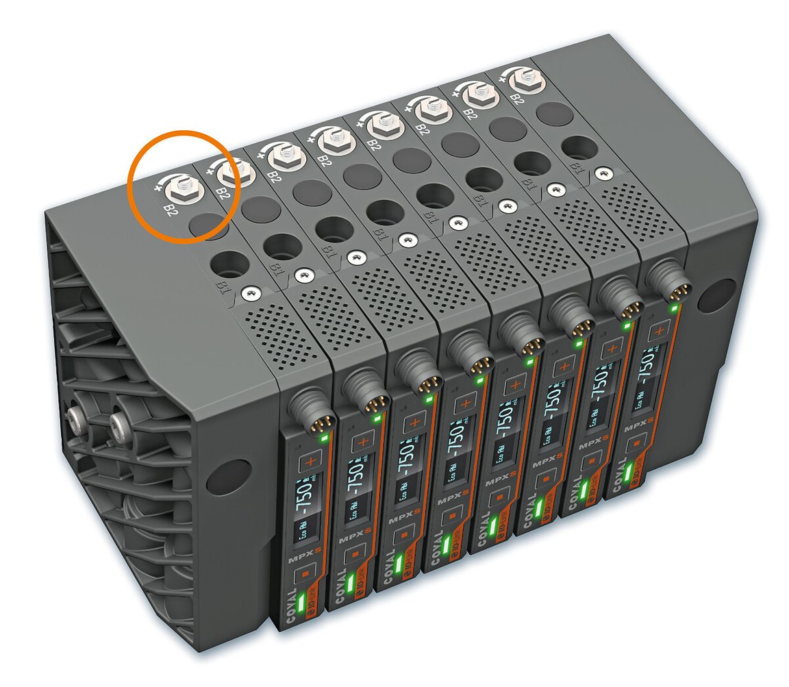 Micro pompe per vuoto pilotate comunicanti, serie MPXS - 7