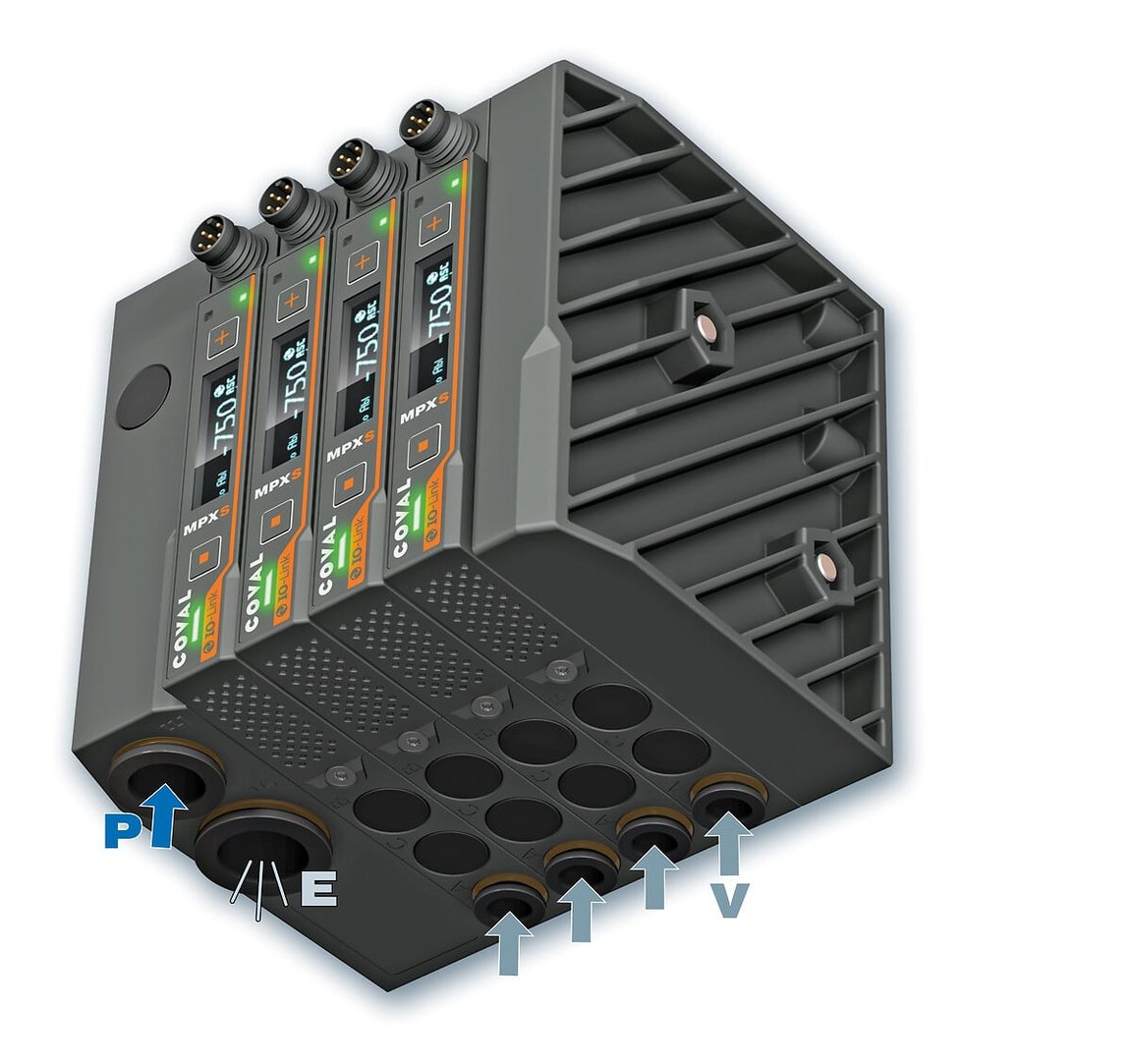 Mikro-Vakuumpumpen mit Kommunikationsfunktion, Reihe MPXS - 8