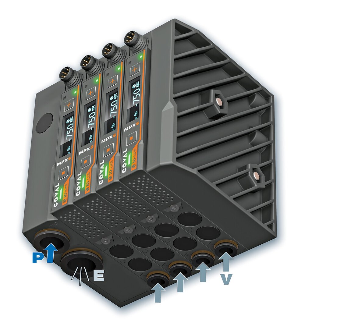 Micro pompe per vuoto pilotate comunicanti, serie MPXS - 5