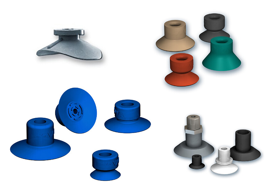 Suction Cups for Paper, Labels and Plastic Films