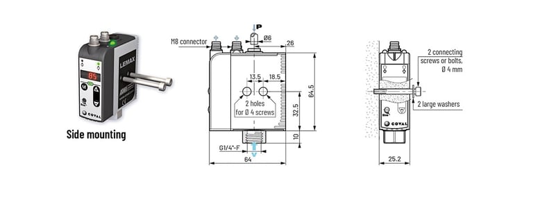 LEMAX mini-vacuum pump with 