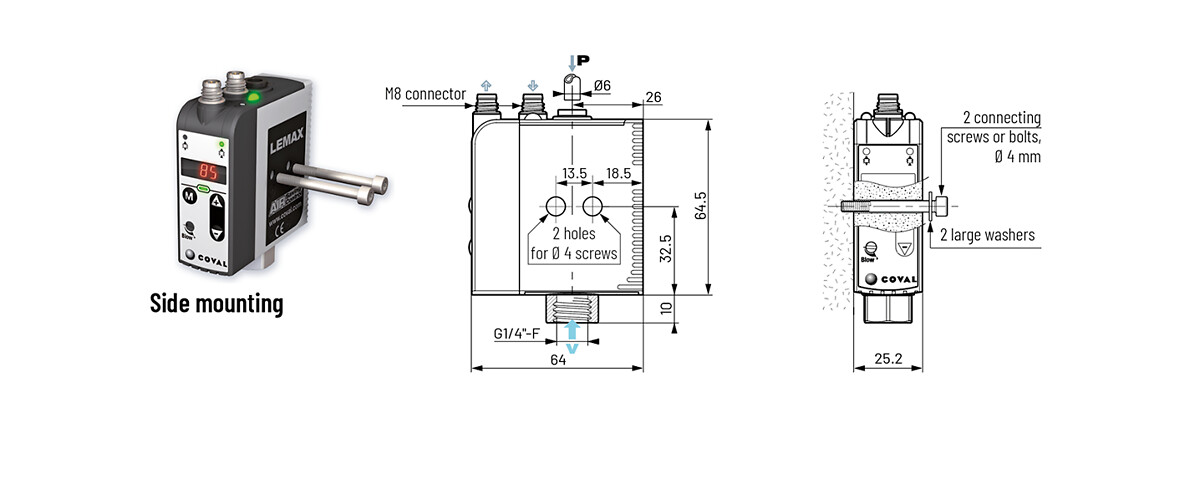 LEMAX mini-vacuum pump with 